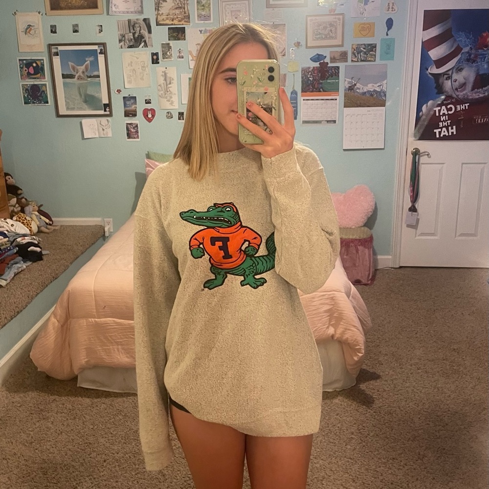 Gators (UF) gray sweater !